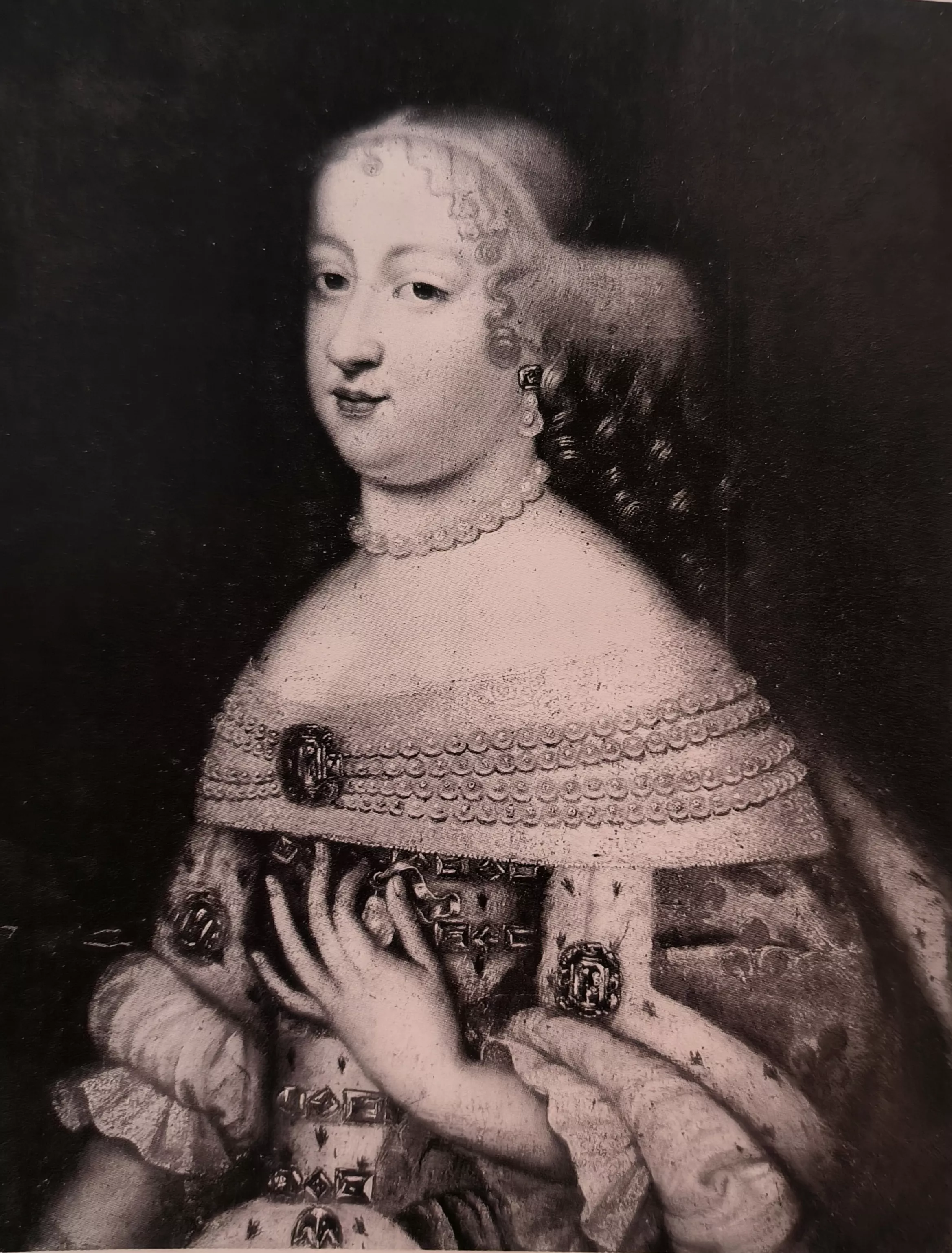 Portrait de marie-Thérèse d'Autriche, reine de France